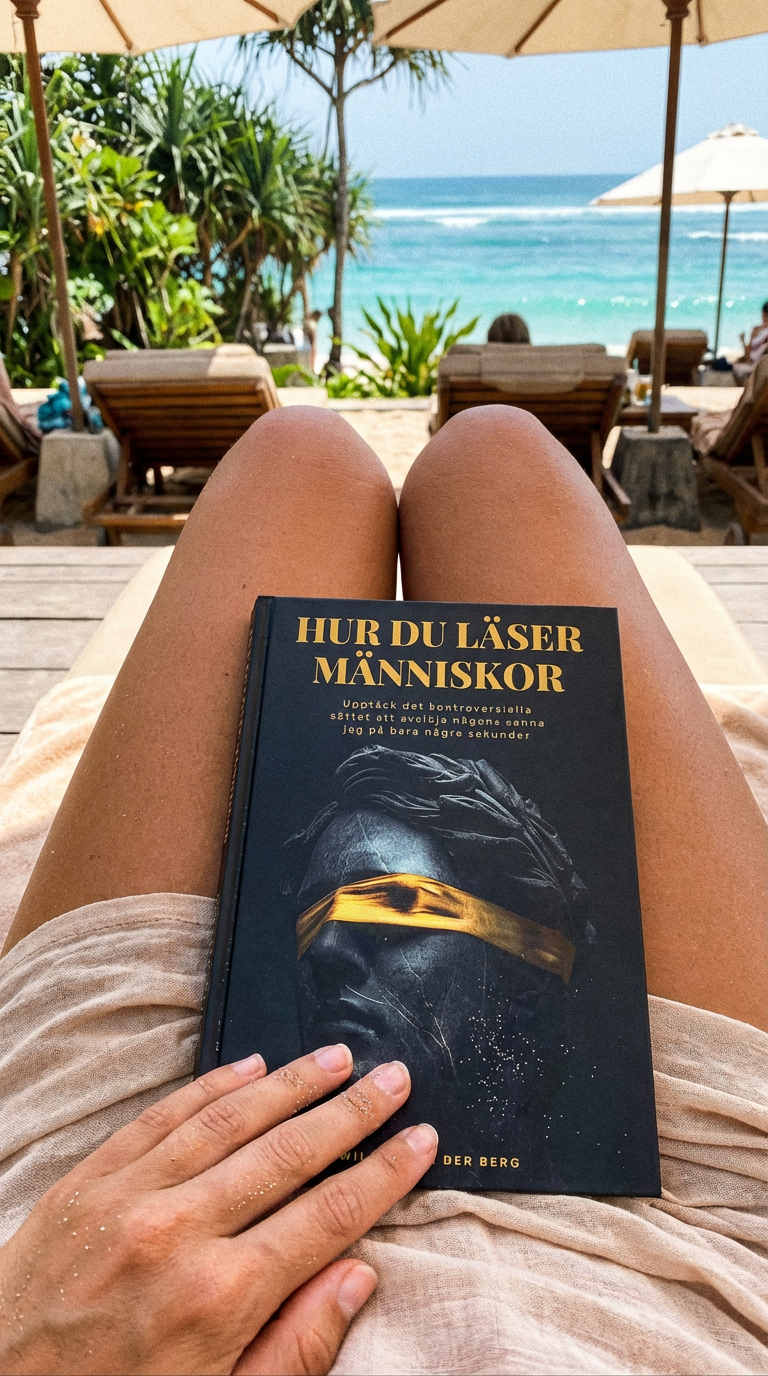 Den fysiska boken, med på stranden
